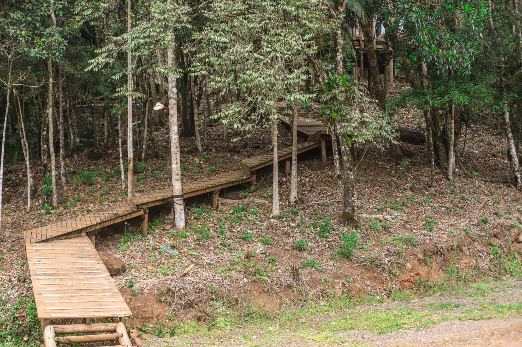 Chale Casa De Pedra, Vivenda Serra Velha, Chales De Montanha Timbe do Sul Bagian luar foto