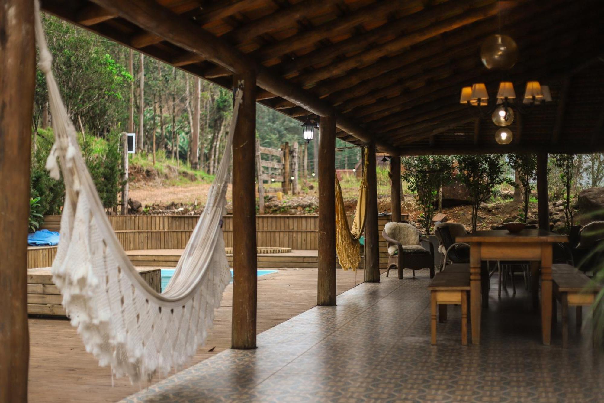 Chale Casa De Pedra, Vivenda Serra Velha, Chales De Montanha Timbe do Sul Bagian luar foto