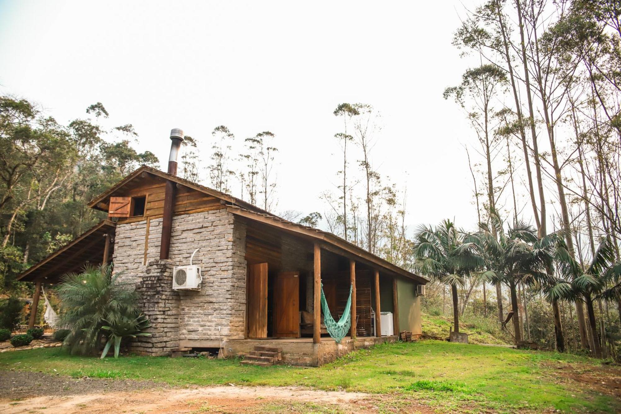 Chale Casa De Pedra, Vivenda Serra Velha, Chales De Montanha Timbe do Sul Bagian luar foto