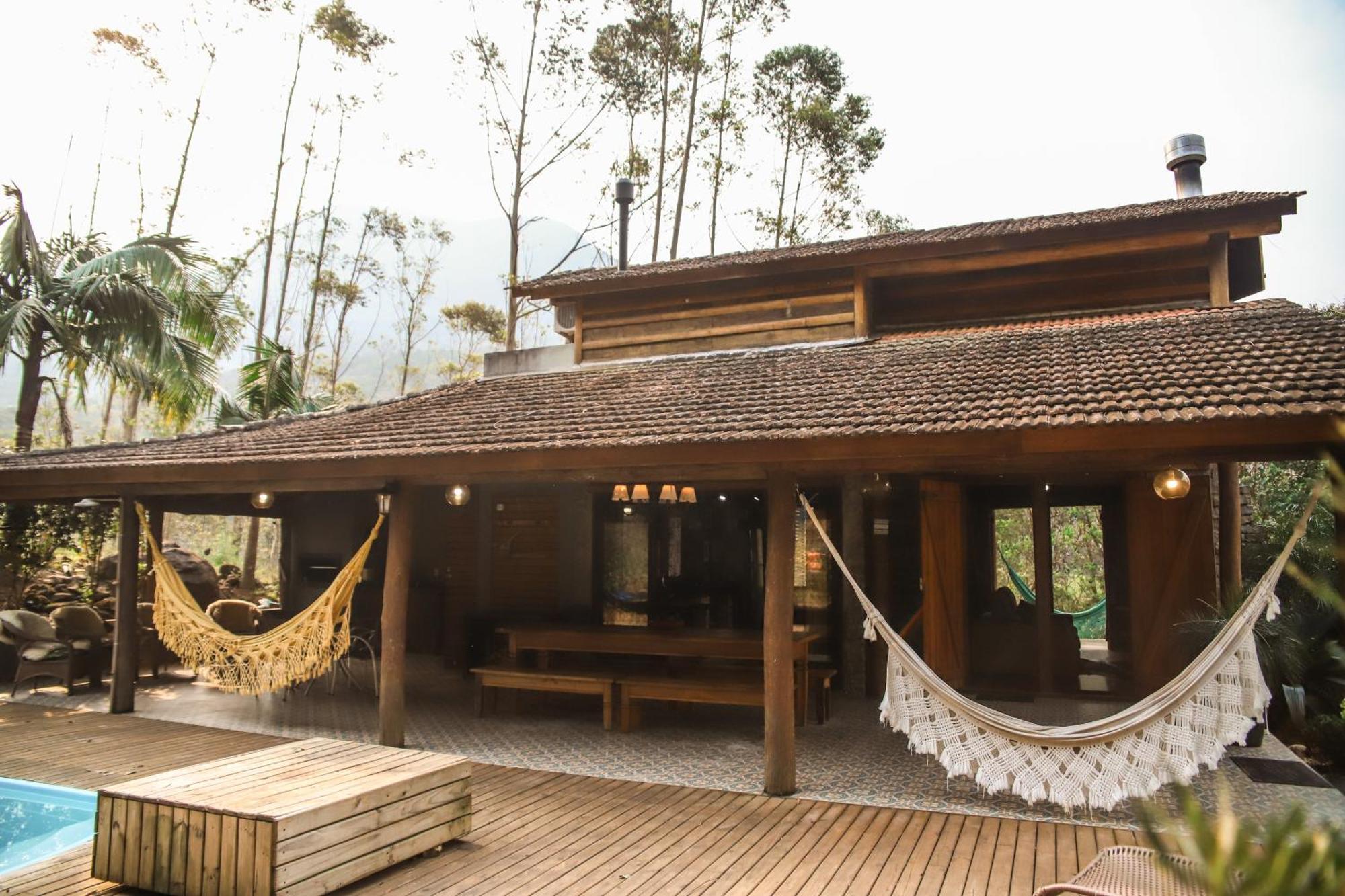 Chale Casa De Pedra, Vivenda Serra Velha, Chales De Montanha Timbe do Sul Bagian luar foto
