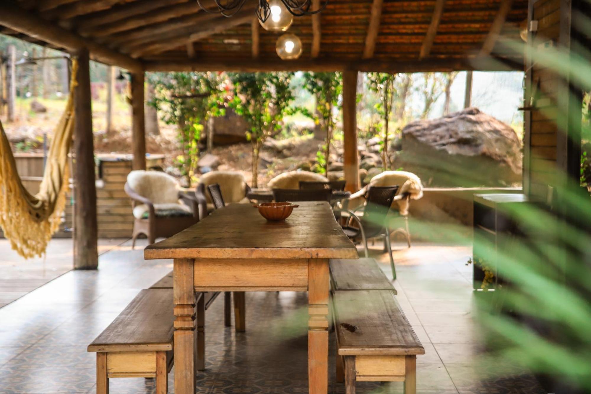 Chale Casa De Pedra, Vivenda Serra Velha, Chales De Montanha Timbe do Sul Bagian luar foto