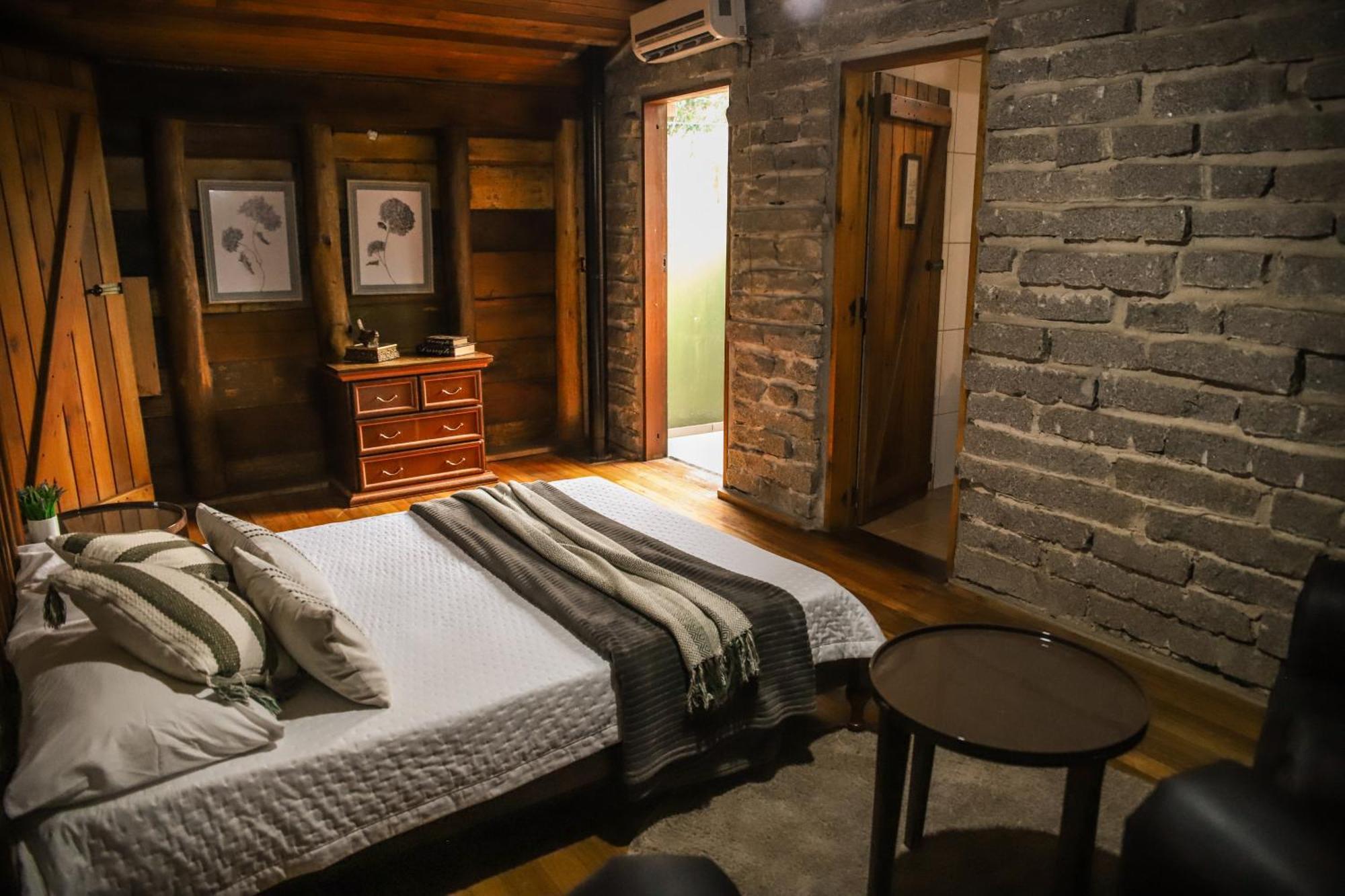 Chale Casa De Pedra, Vivenda Serra Velha, Chales De Montanha Timbe do Sul Bagian luar foto