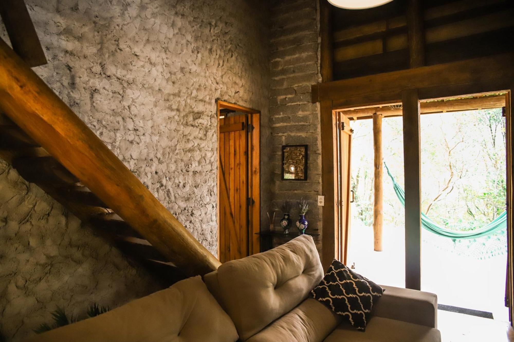 Chale Casa De Pedra, Vivenda Serra Velha, Chales De Montanha Timbe do Sul Bagian luar foto