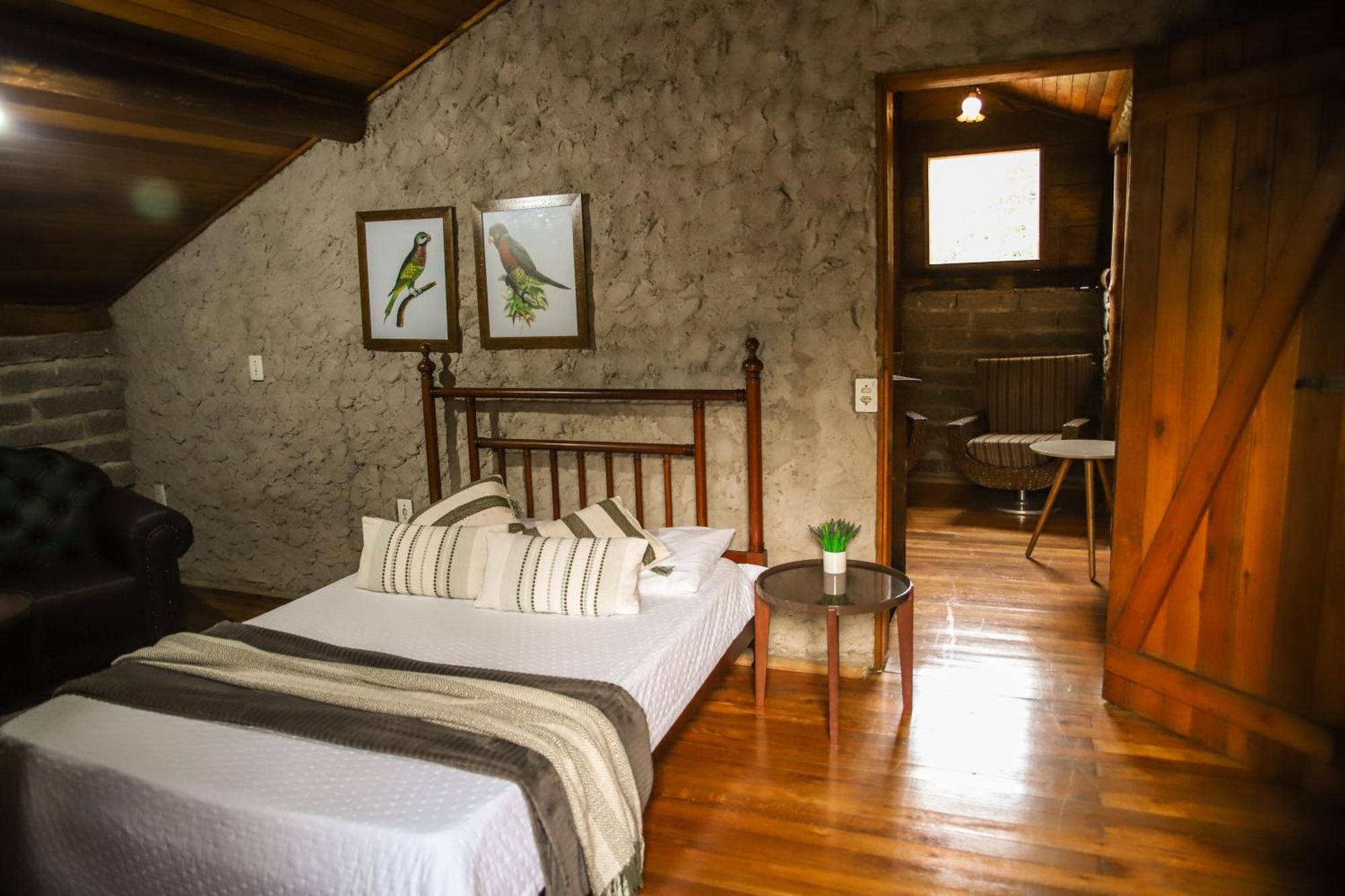 Chale Casa De Pedra, Vivenda Serra Velha, Chales De Montanha Timbe do Sul Bagian luar foto